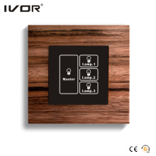 Interruptor de encendido de 3 palancas Panel táctil con control maestro (HR1000-WD-L3M)